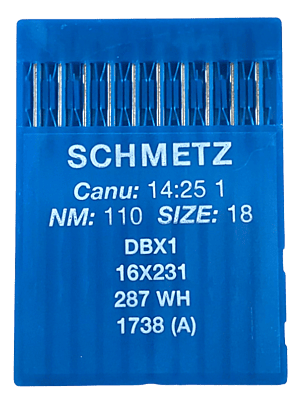 SCHMETZ NEEDLE SYSTEM 16X257  SCHMETZ NEEDLE SYSTEM 16X257