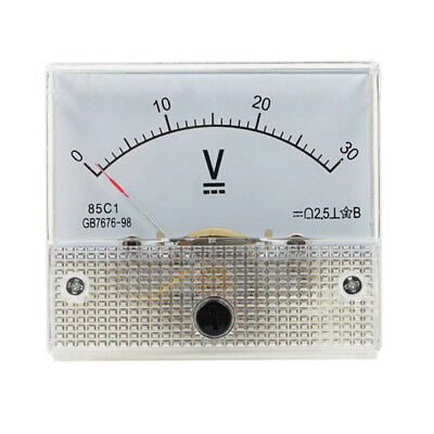 DC 0-30V Analog Voltmeter 85C1 GB/T7676-98 DC 0-30V Analog Voltmeter 85C1 GB/T7676-98