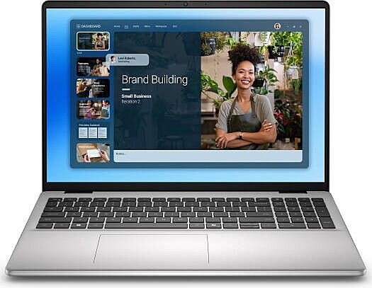 Dell 16 DC16251 Laptop, 16" FHD+ IPS Touch Display, Intel Core 5 120U Processor