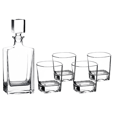 Polar Camel Rectangle Rocks Glasses Set of Four