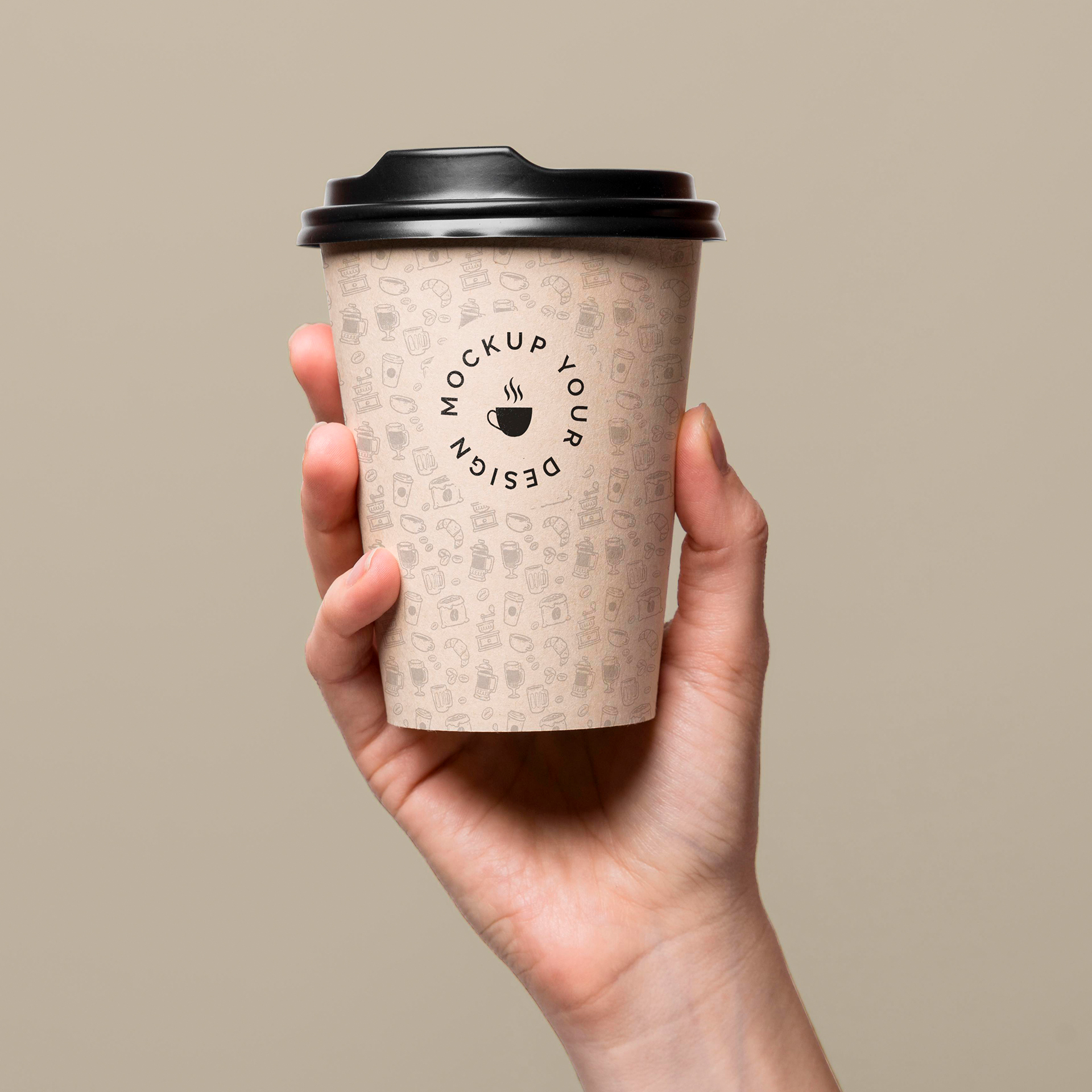 16 oz Custom Coffee Cups – 100 Pack with Lid & Sleeve 16 oz Custom Coffee Cups – 100 Pack with Lid & Sleeve