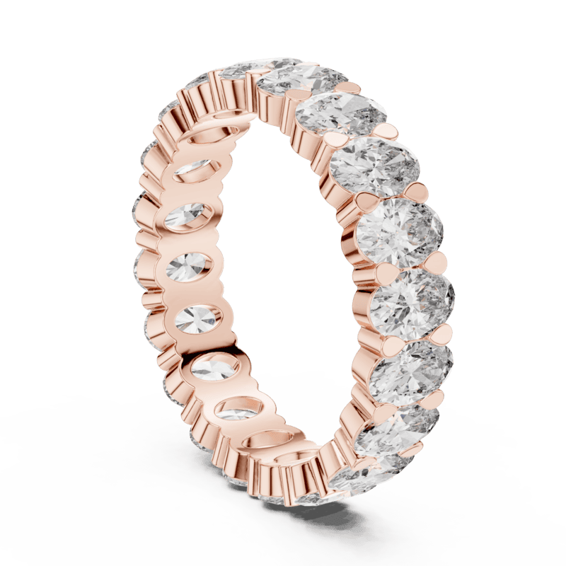 Imperia Oval Eternity band 4.5mm