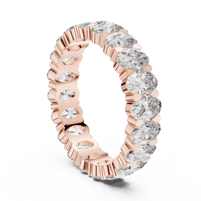 Imperia Oval Eternity band 4.5mm