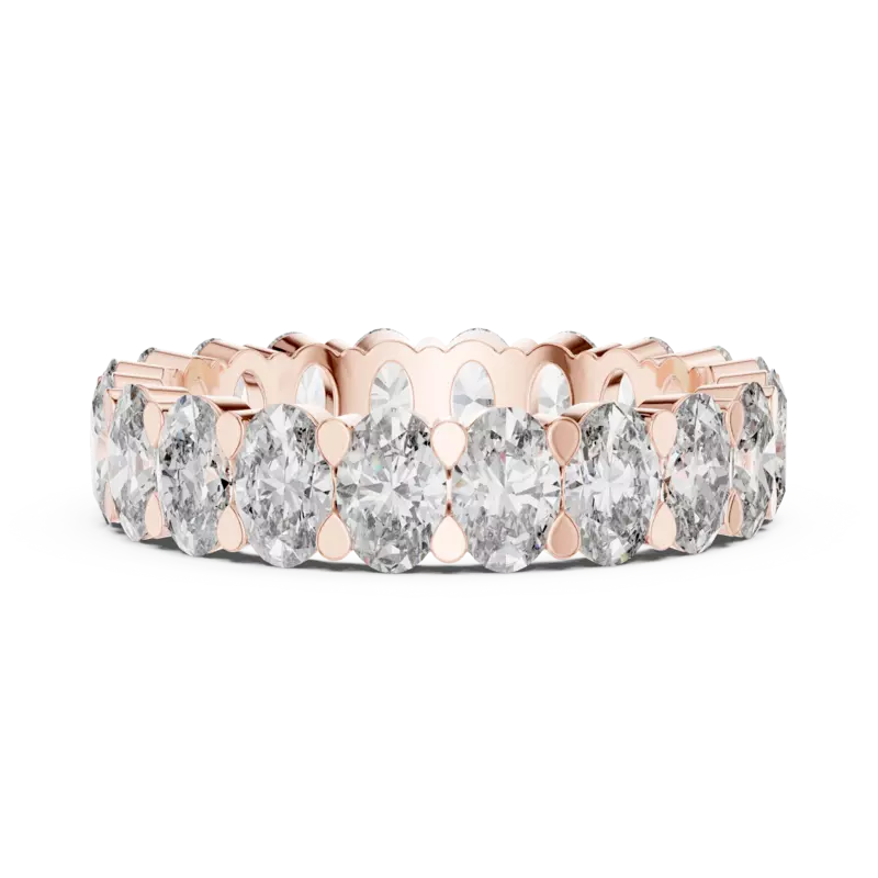 Imperia Oval Eternity band 4.5mm