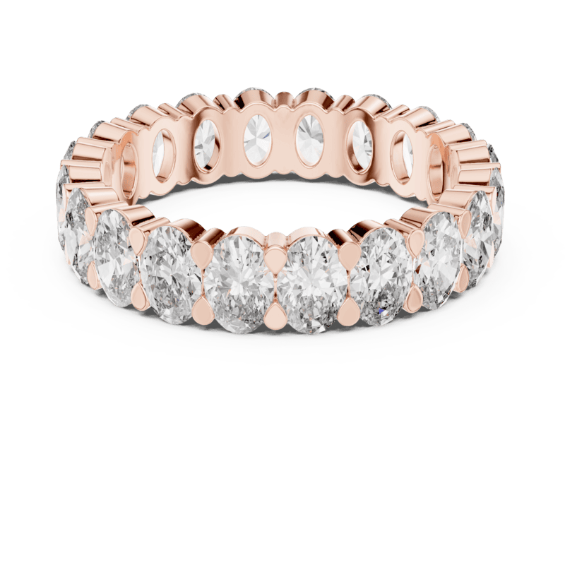 Imperia Oval Eternity band 4.5mm