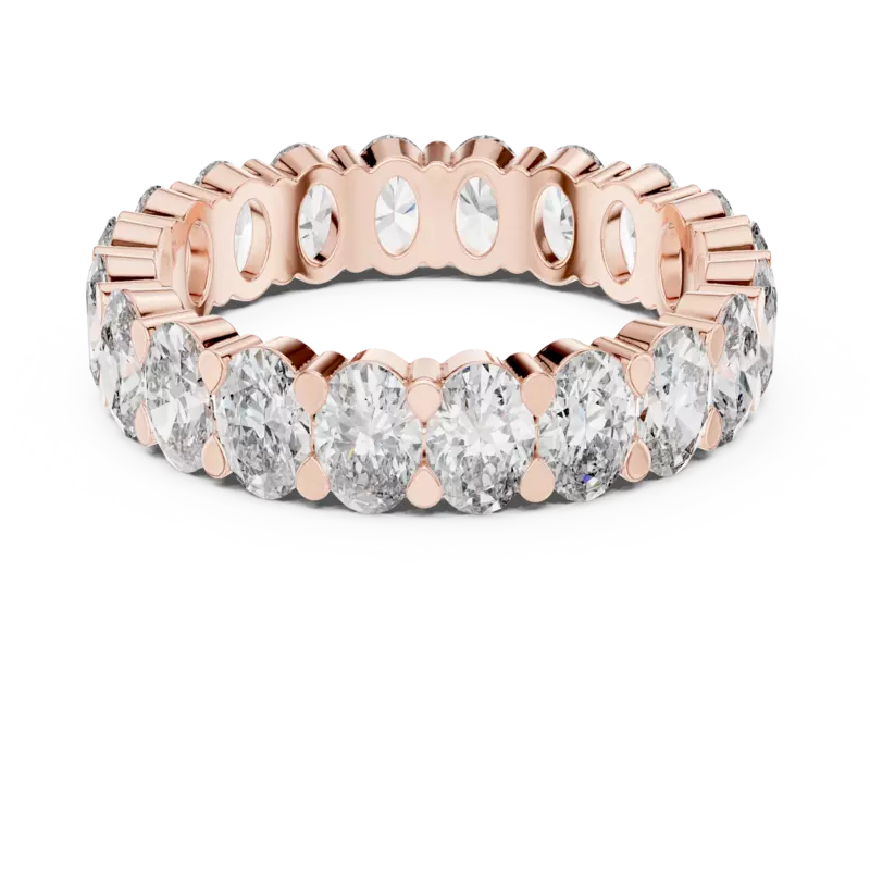 Imperia Oval Eternity band 4.5mm