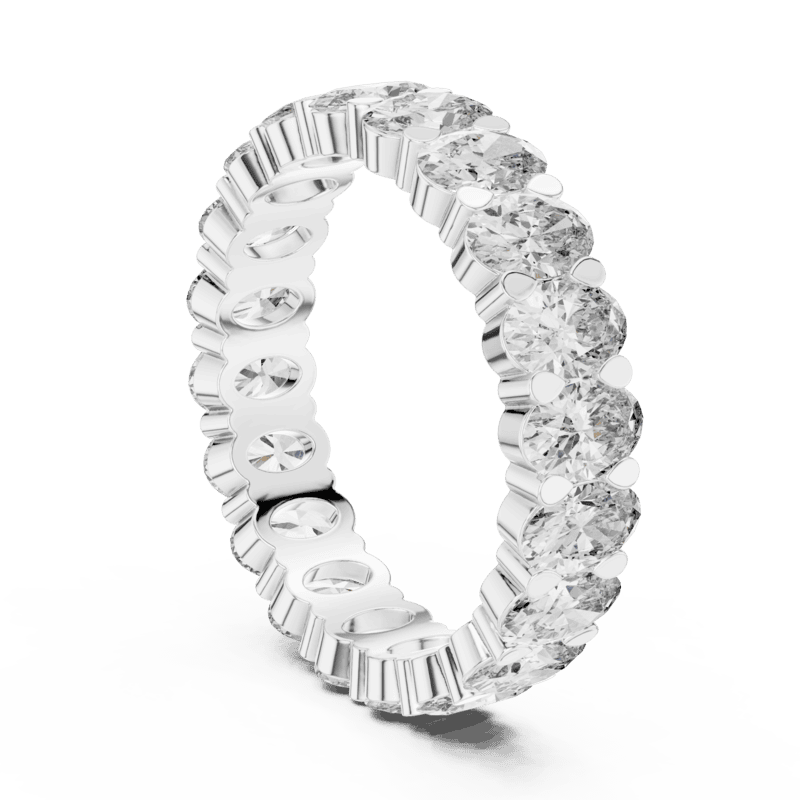 Imperia Oval Eternity band 4.5mm
