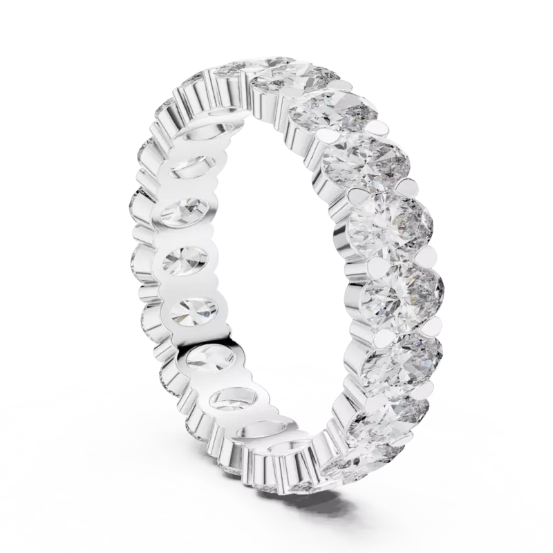 Imperia Oval Eternity band 4.5mm