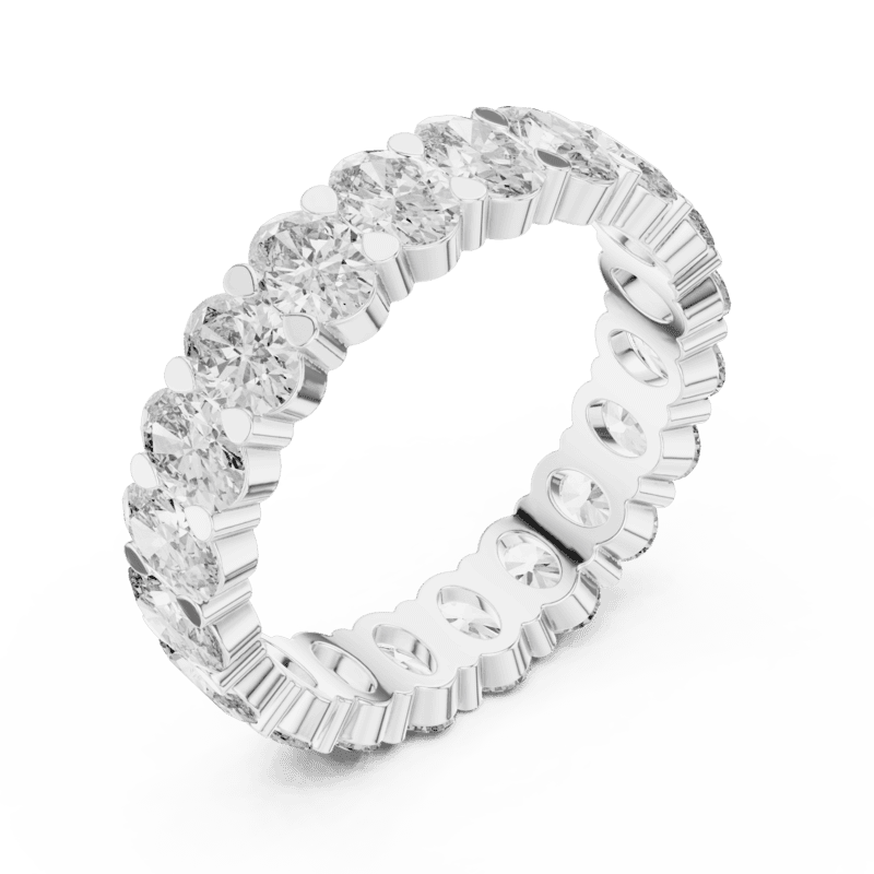 Imperia Oval Eternity band 4.5mm