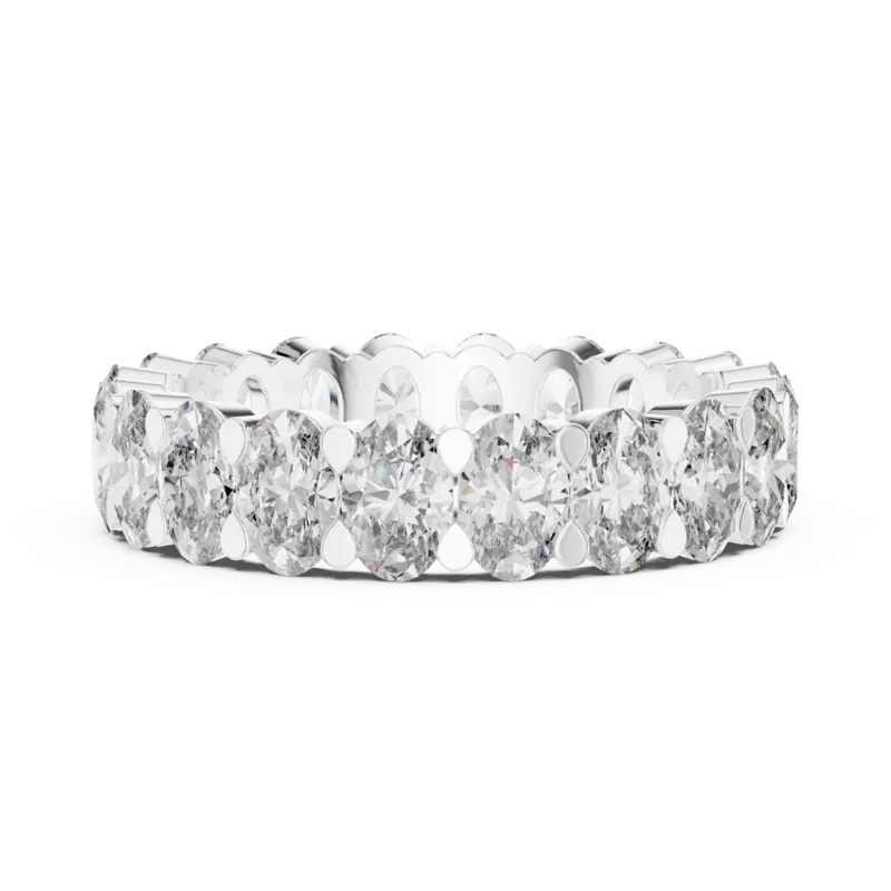 Imperia Oval Eternity band 4.5mm