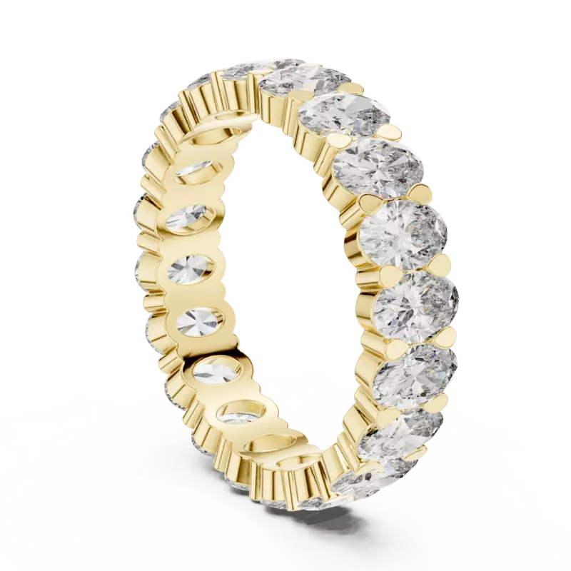 Imperia Oval Eternity band 4.5mm