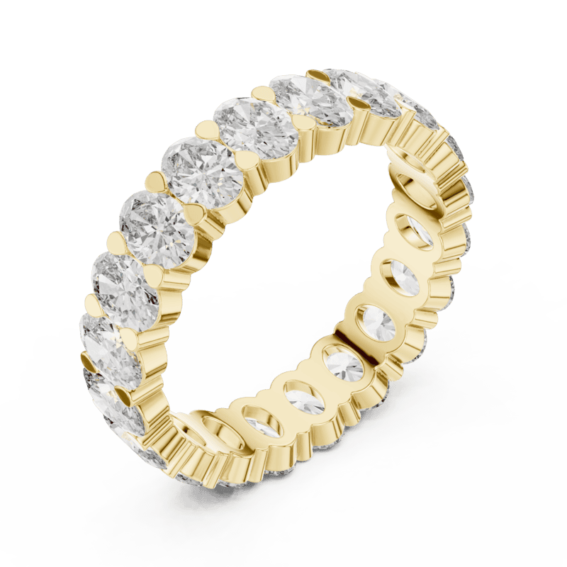 Imperia Oval Eternity band 4.5mm