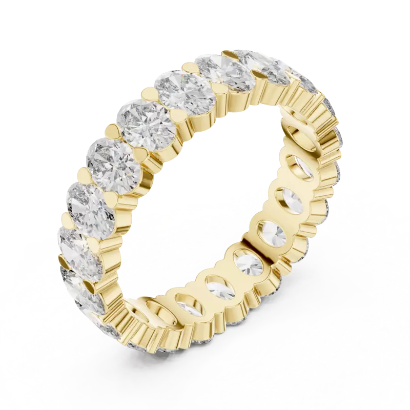 Imperia Oval Eternity band 4.5mm