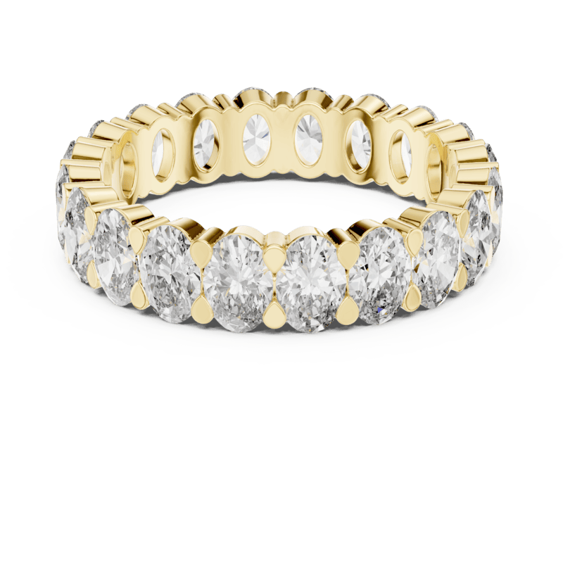 Imperia Oval Eternity band 4.5mm