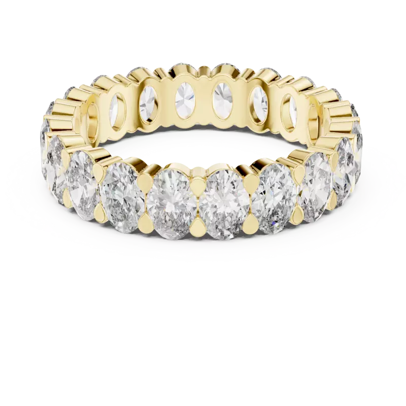 Imperia Oval Eternity band 4.5mm