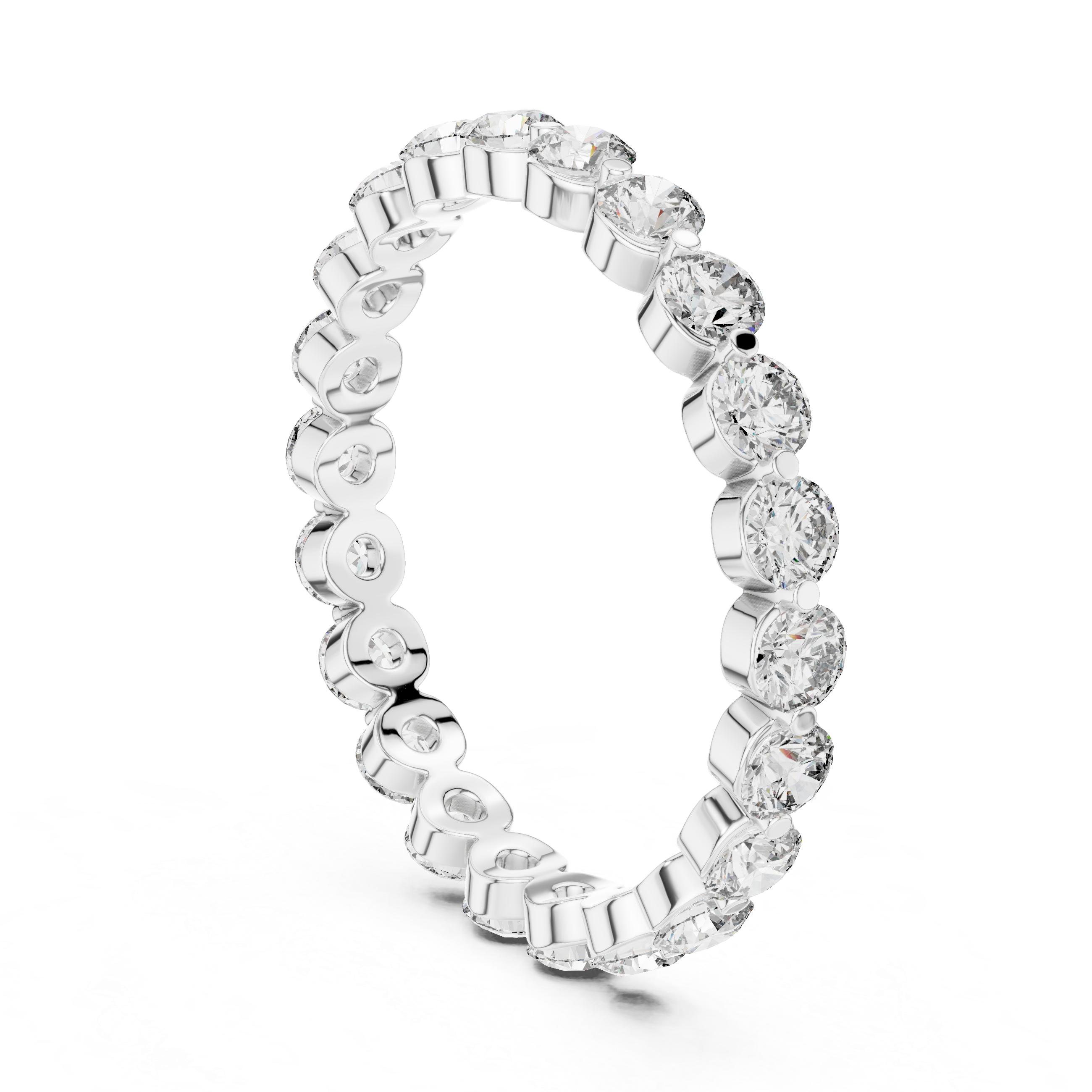 Luminary full eternity band (shared prongs) 2.60mm