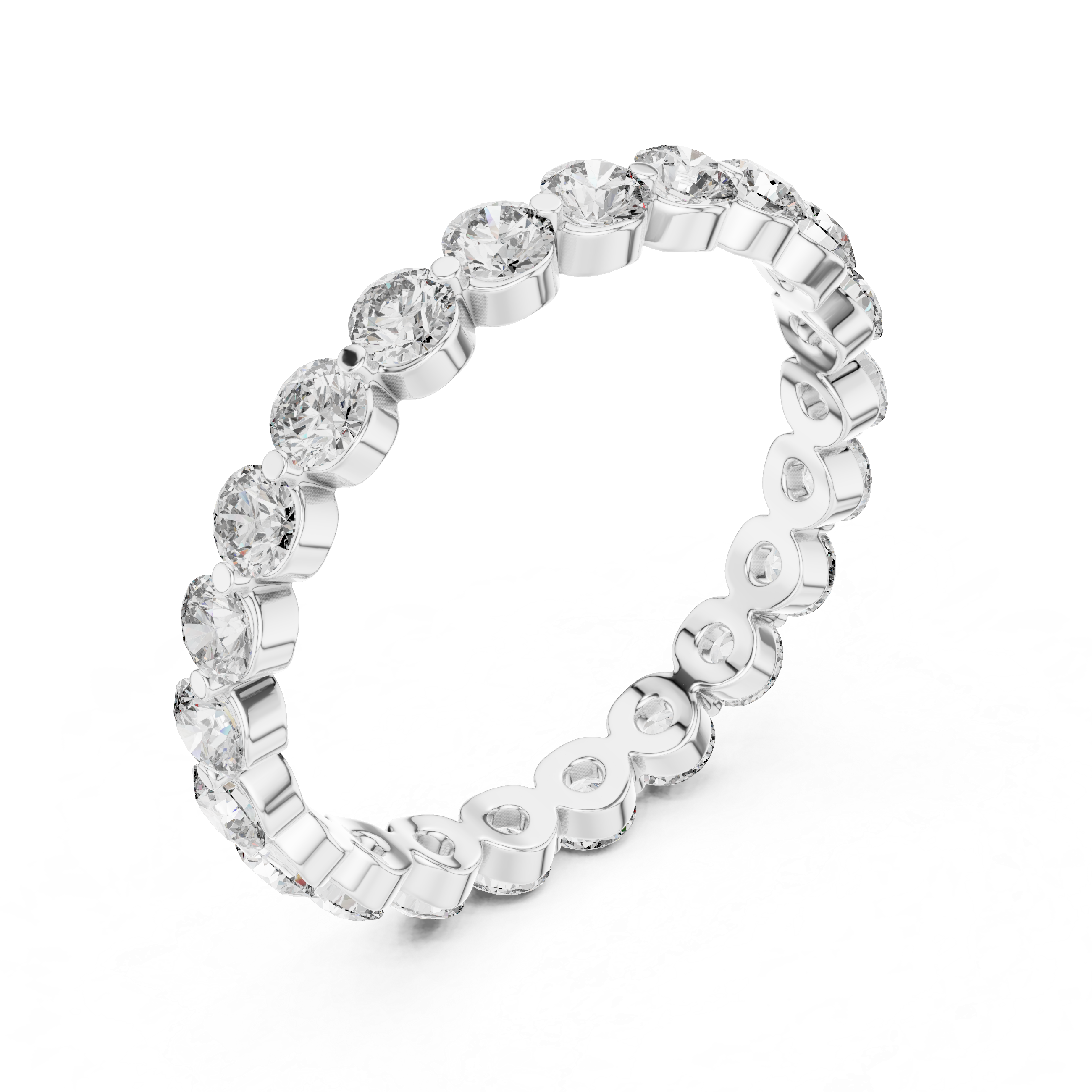 Luminary full eternity band (shared prongs) 2.60mm