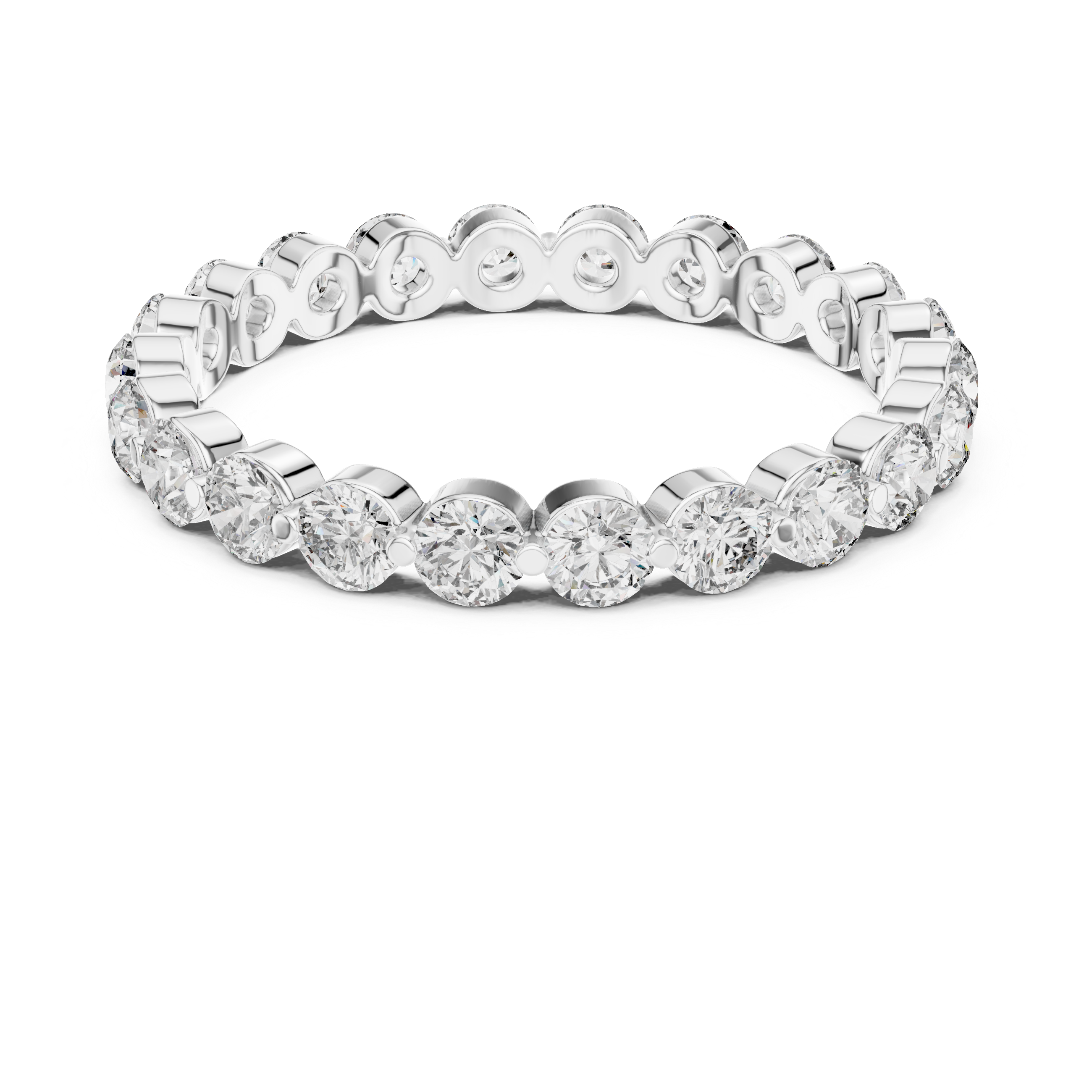 Luminary full eternity band (shared prongs) 2.60mm