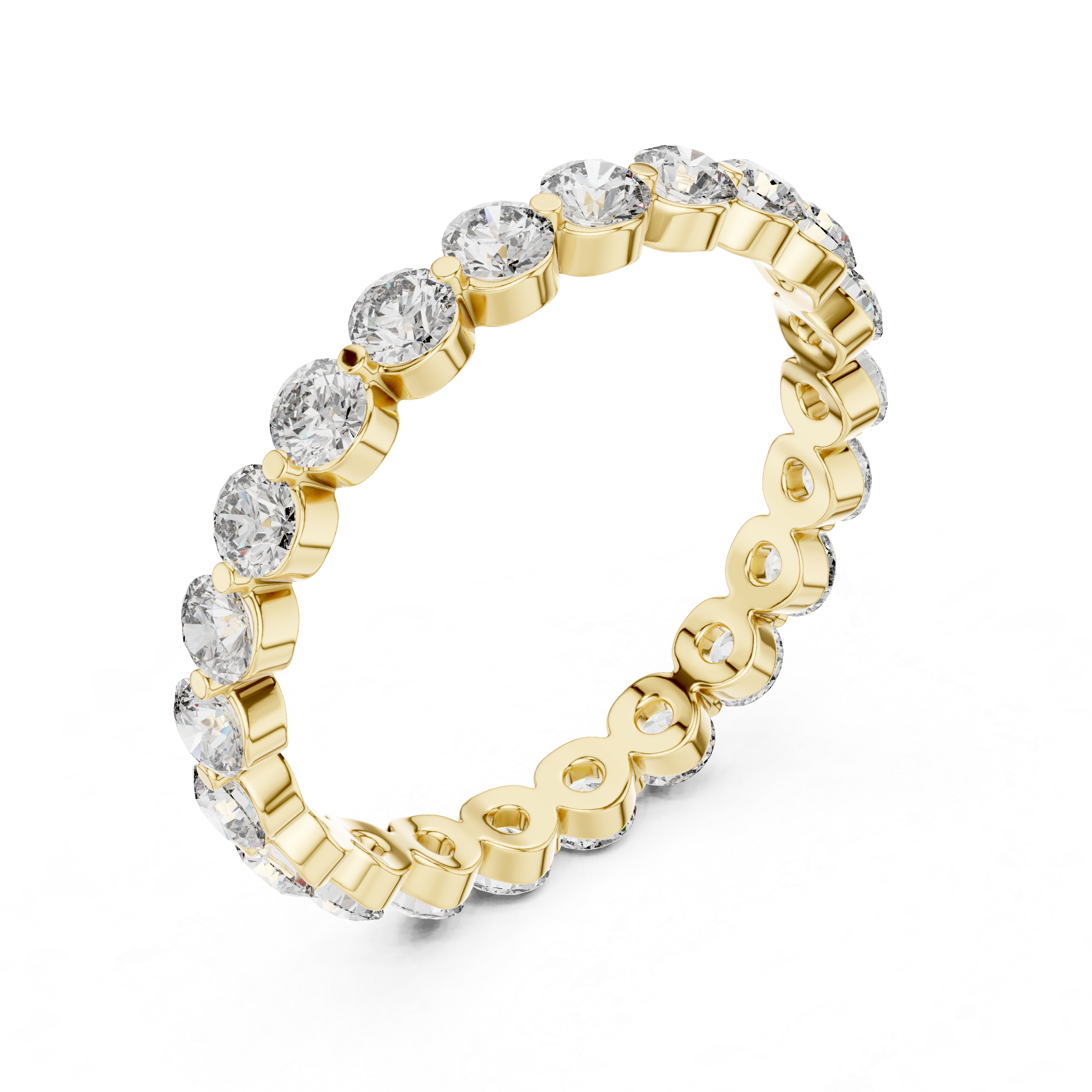 Luminary full eternity band (shared prongs) 2.60mm