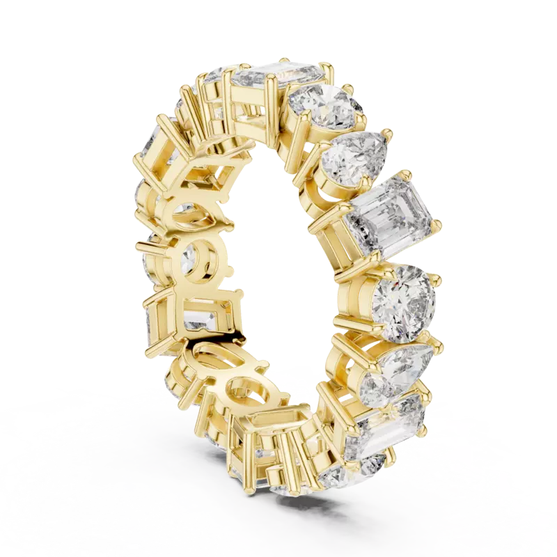 Harmonia mixed shape eternity band 6.20mm