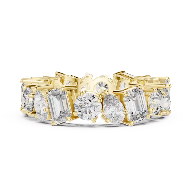 Harmonia mixed shape eternity band 6.20mm