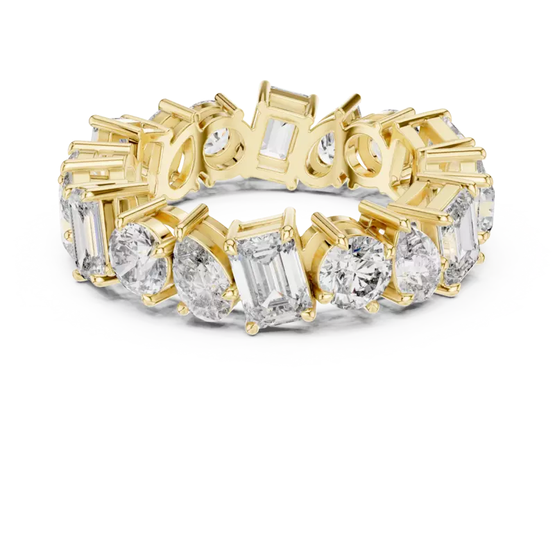 Harmonia mixed shape eternity band 6.20mm