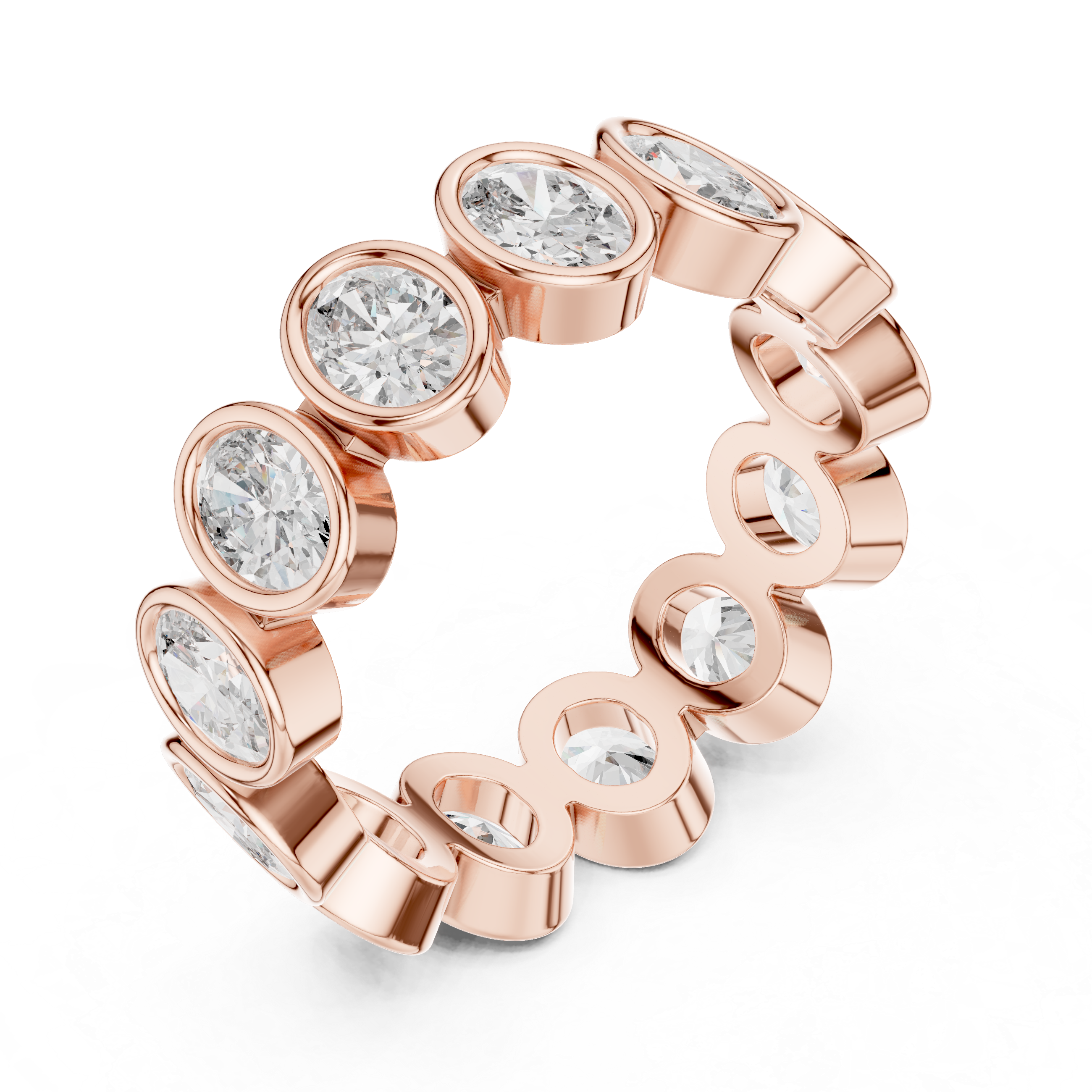 Aura Oval eternity band 6.20mm