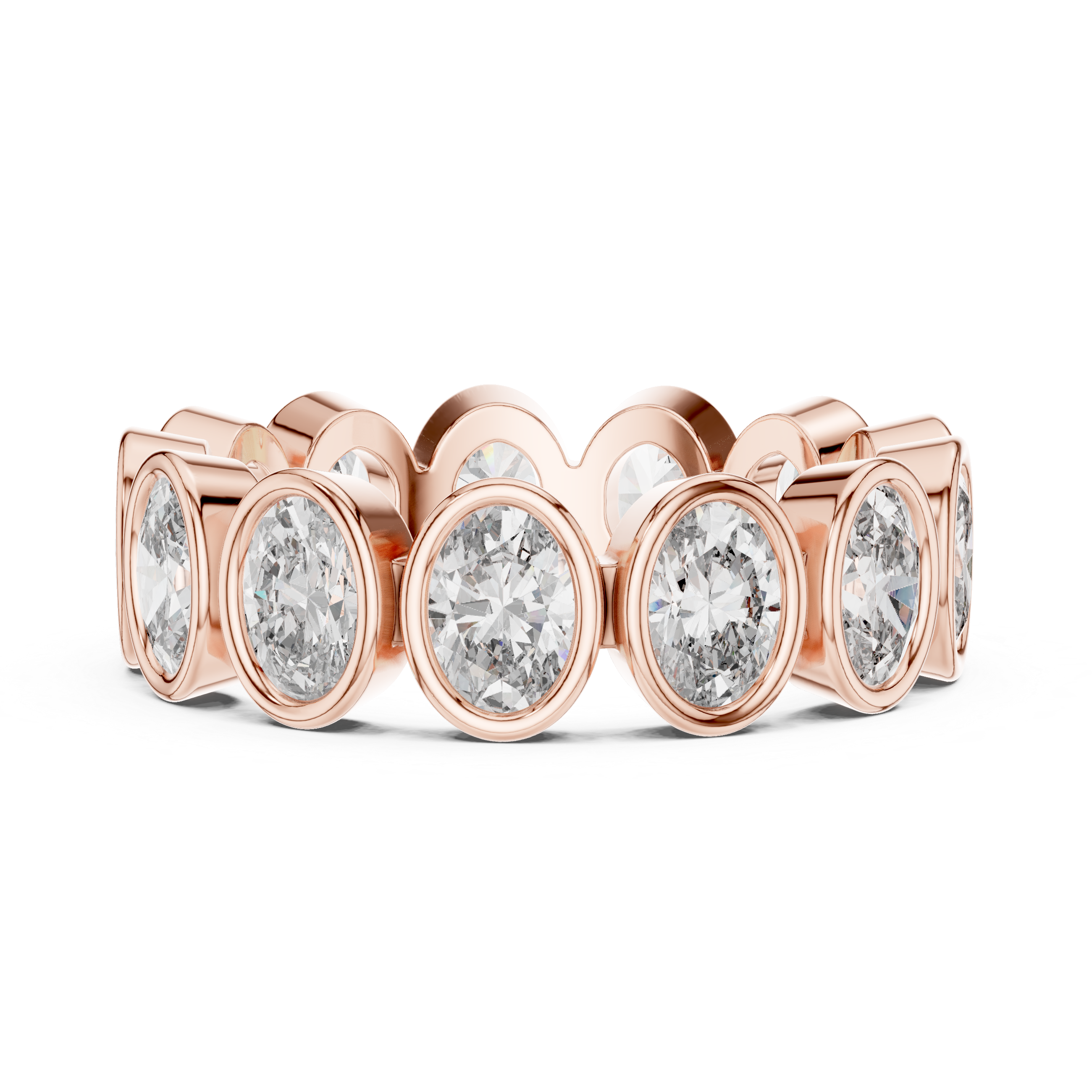 Aura Oval eternity band 6.20mm