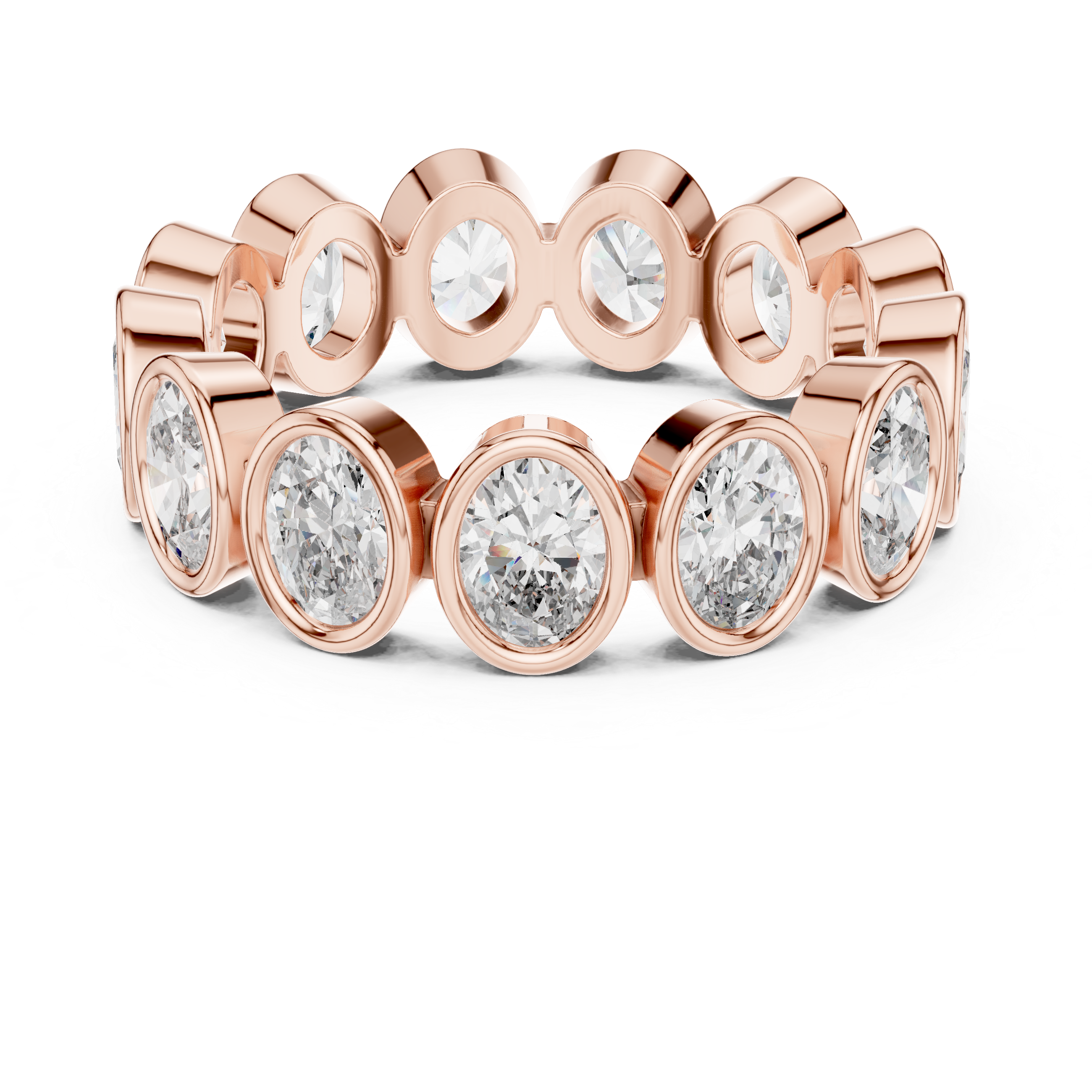 Aura Oval eternity band 6.20mm