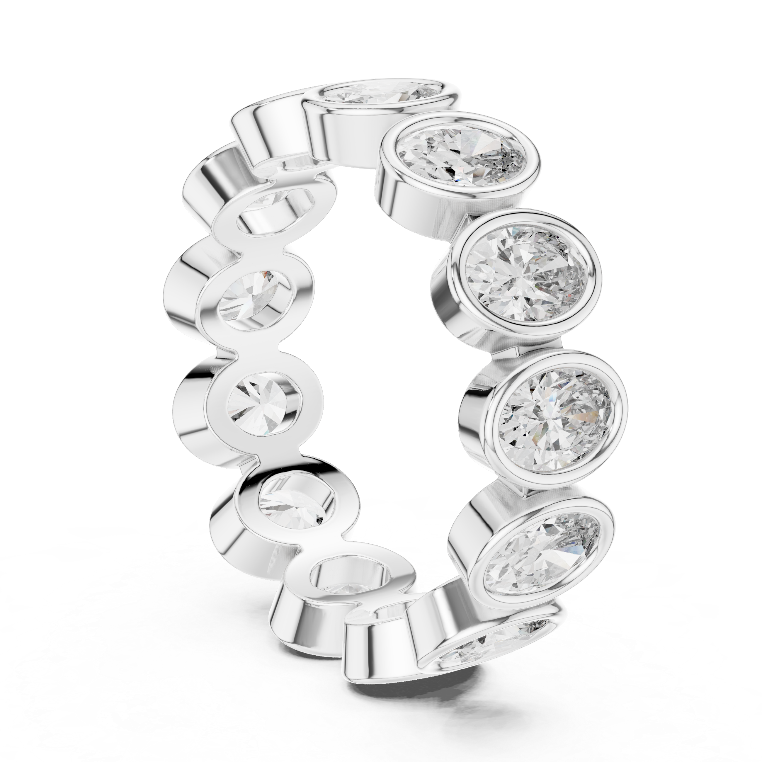 Aura Oval eternity band 6.20mm