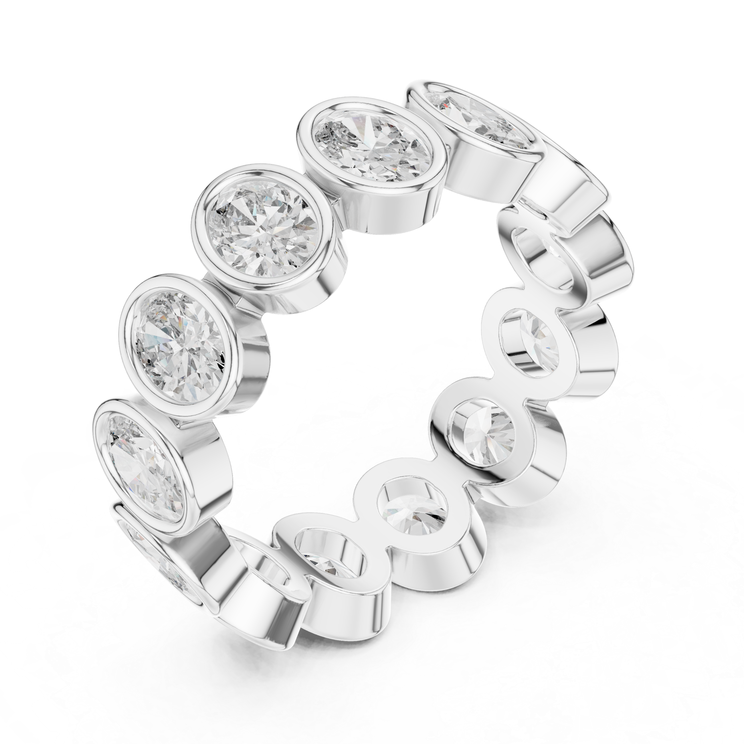 Aura Oval eternity band 6.20mm