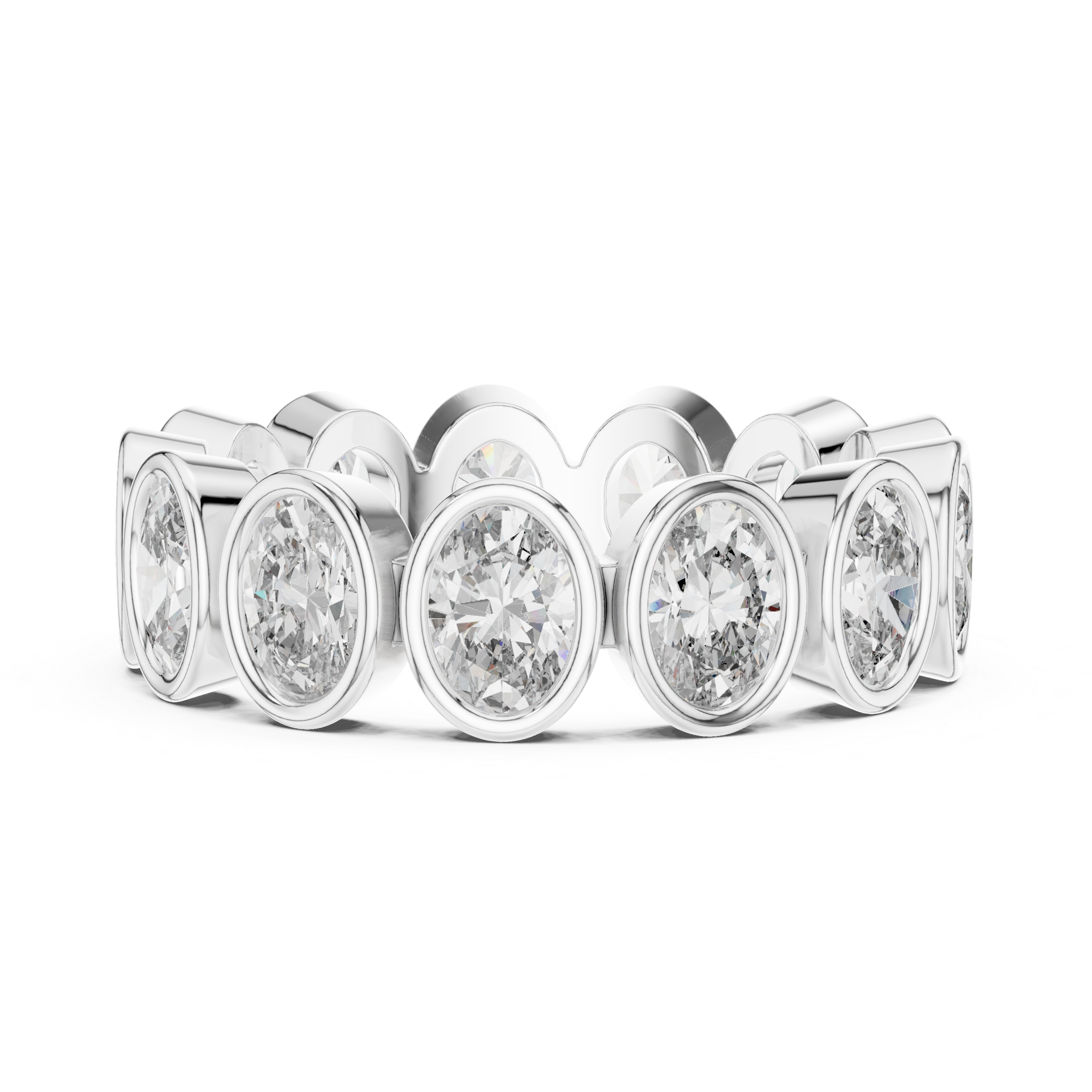 Aura Oval eternity band 6.20mm
