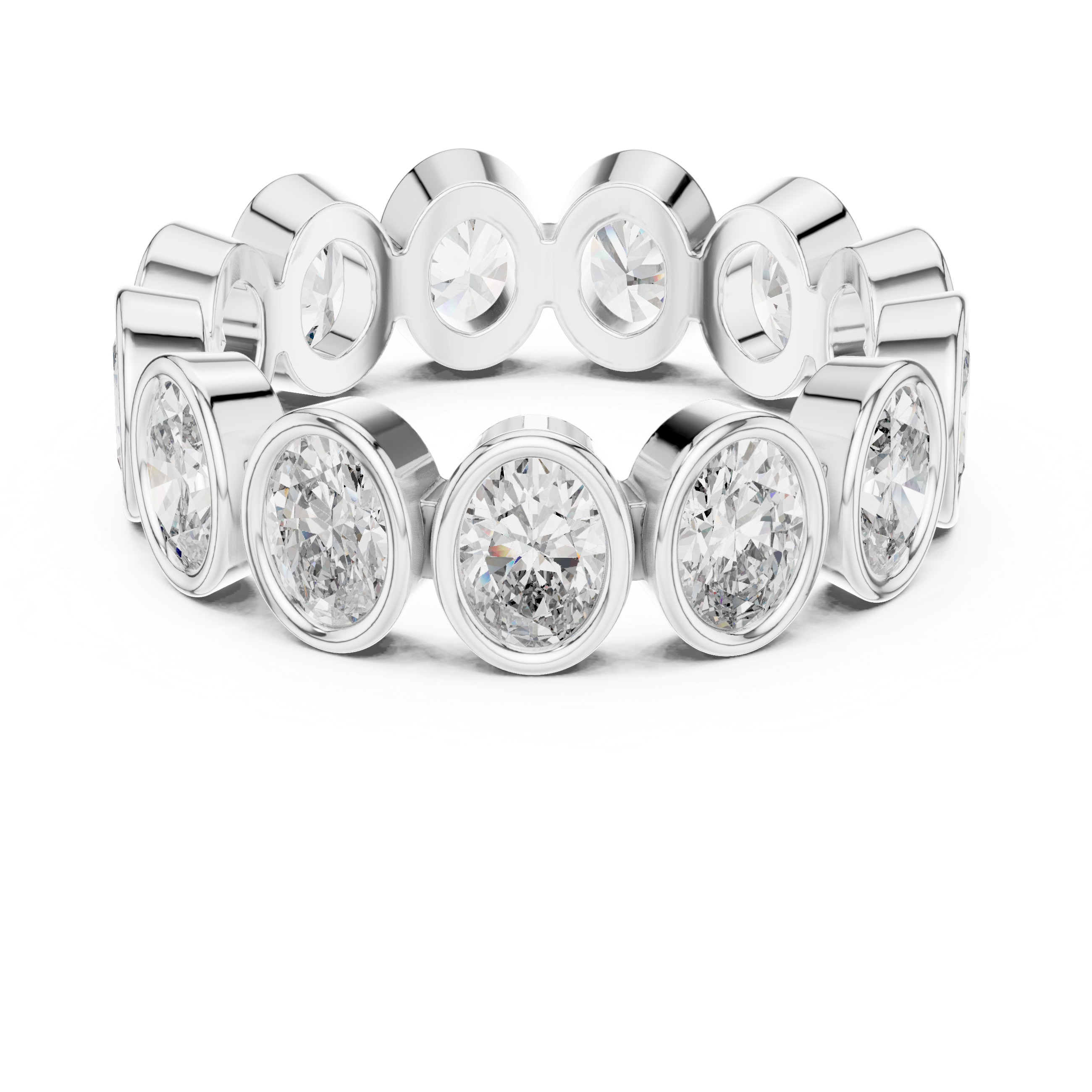 Aura Oval eternity band 6.20mm