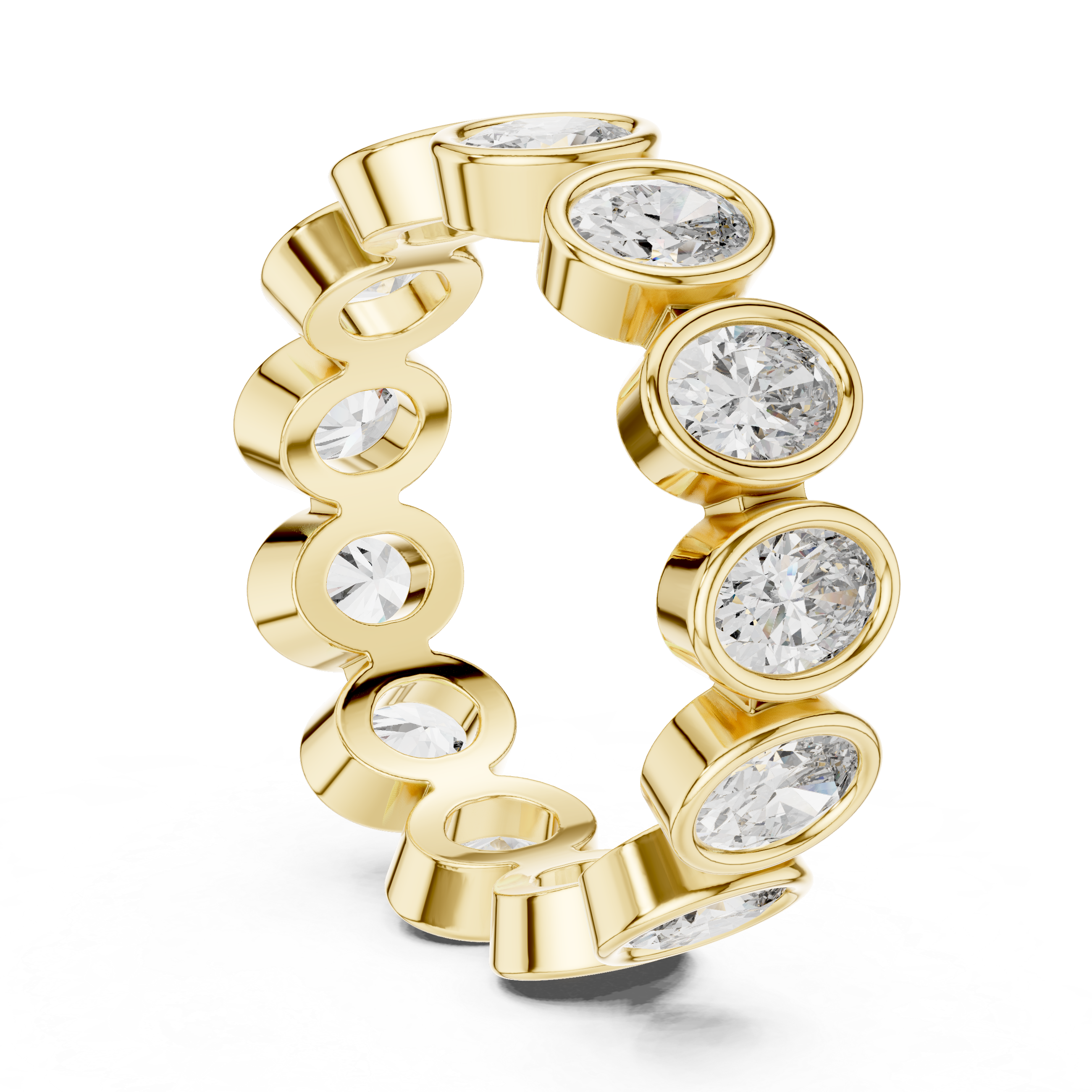 Aura Oval eternity band 6.20mm