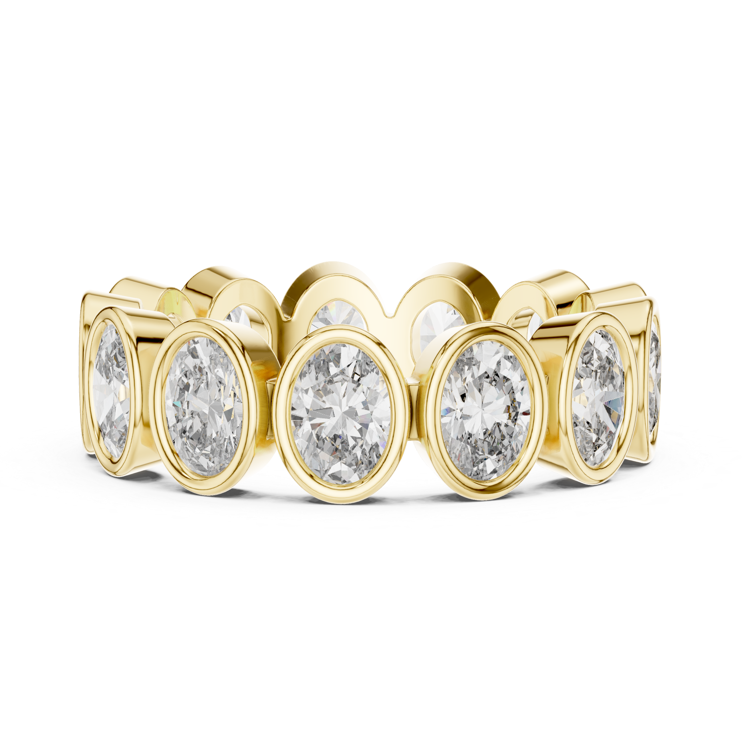 Aura Oval eternity band 6.20mm