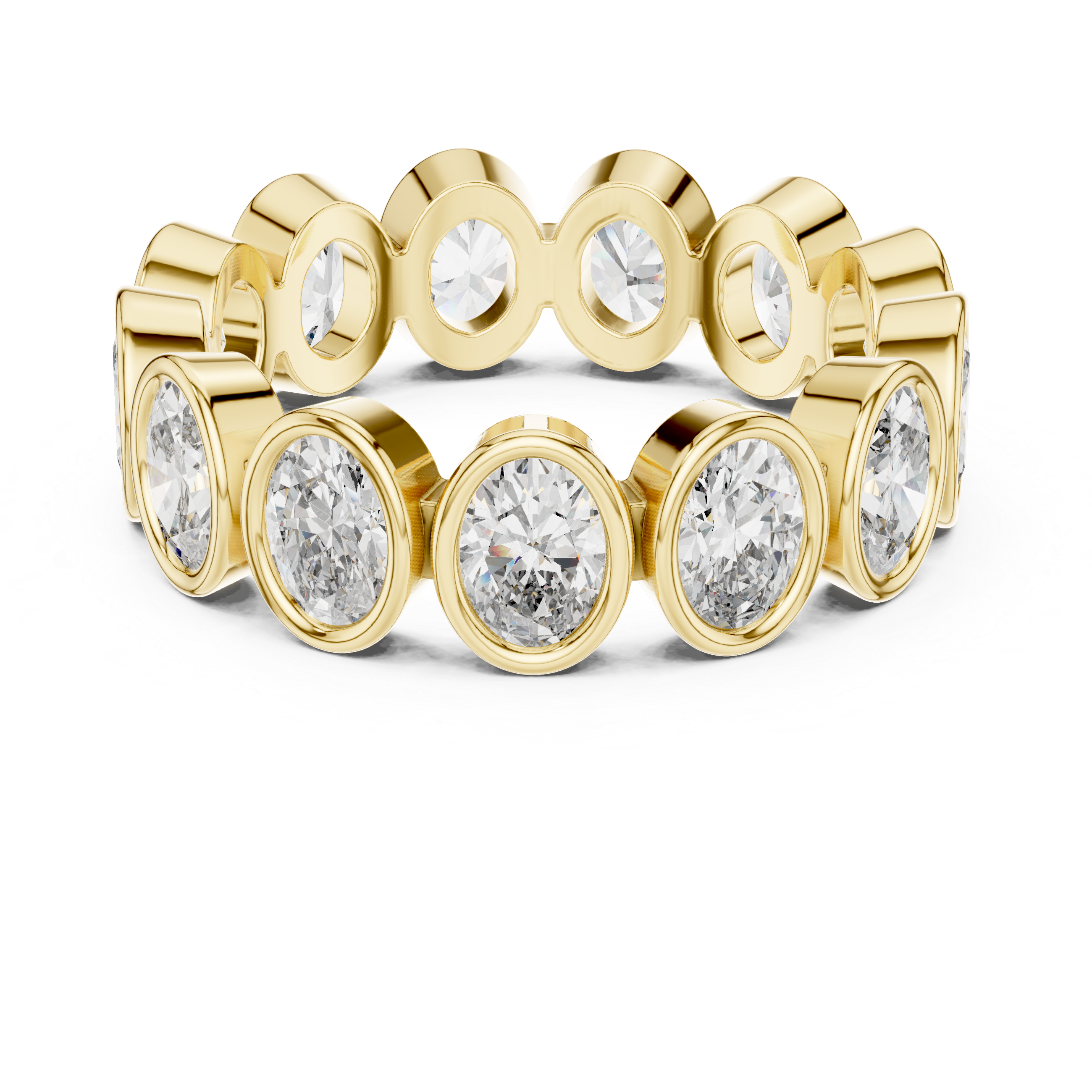 Aura Oval eternity band 6.20mm