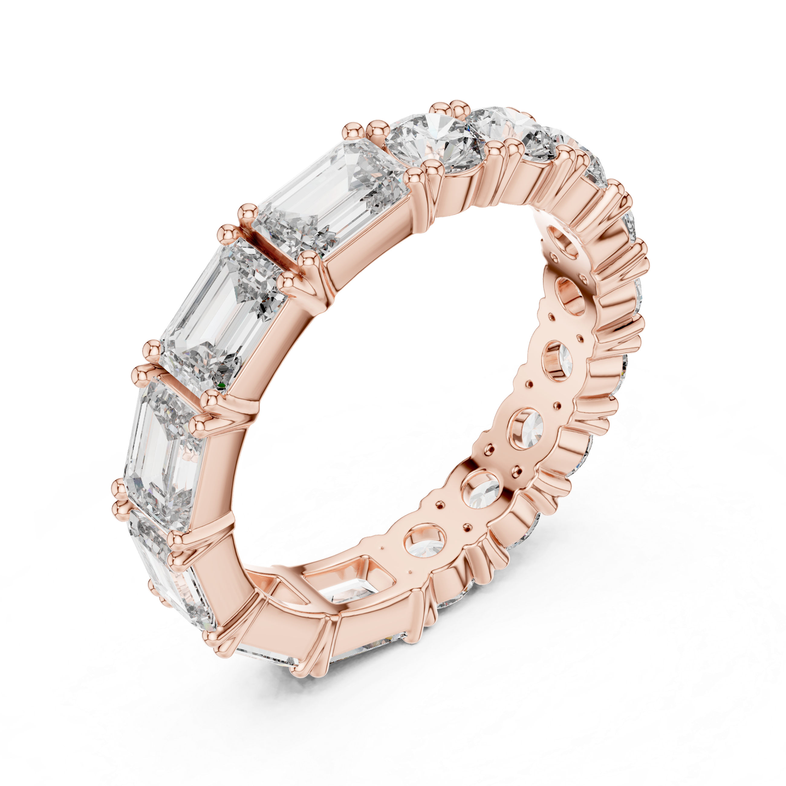 The emeround east west eternity band