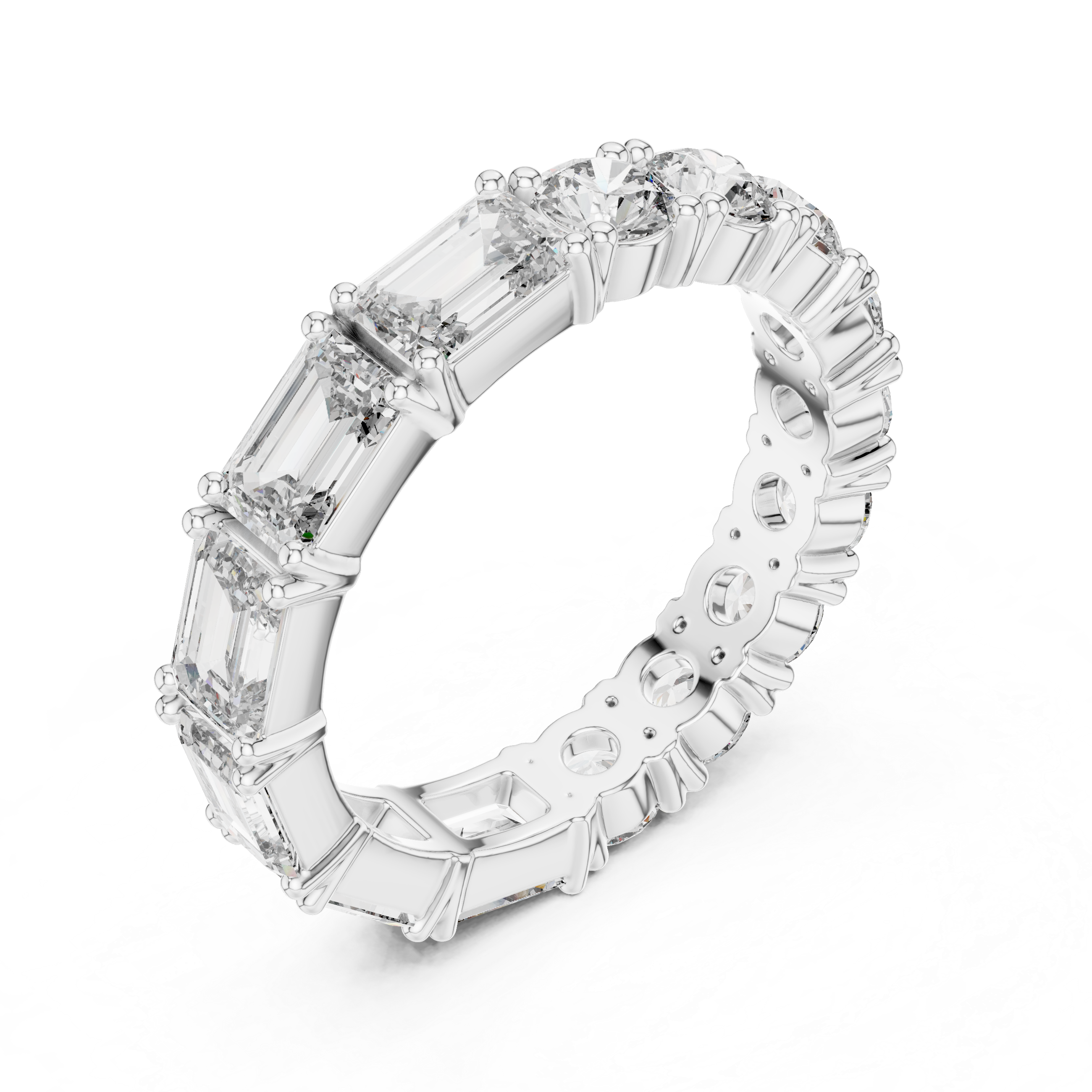 The emeround east west eternity band