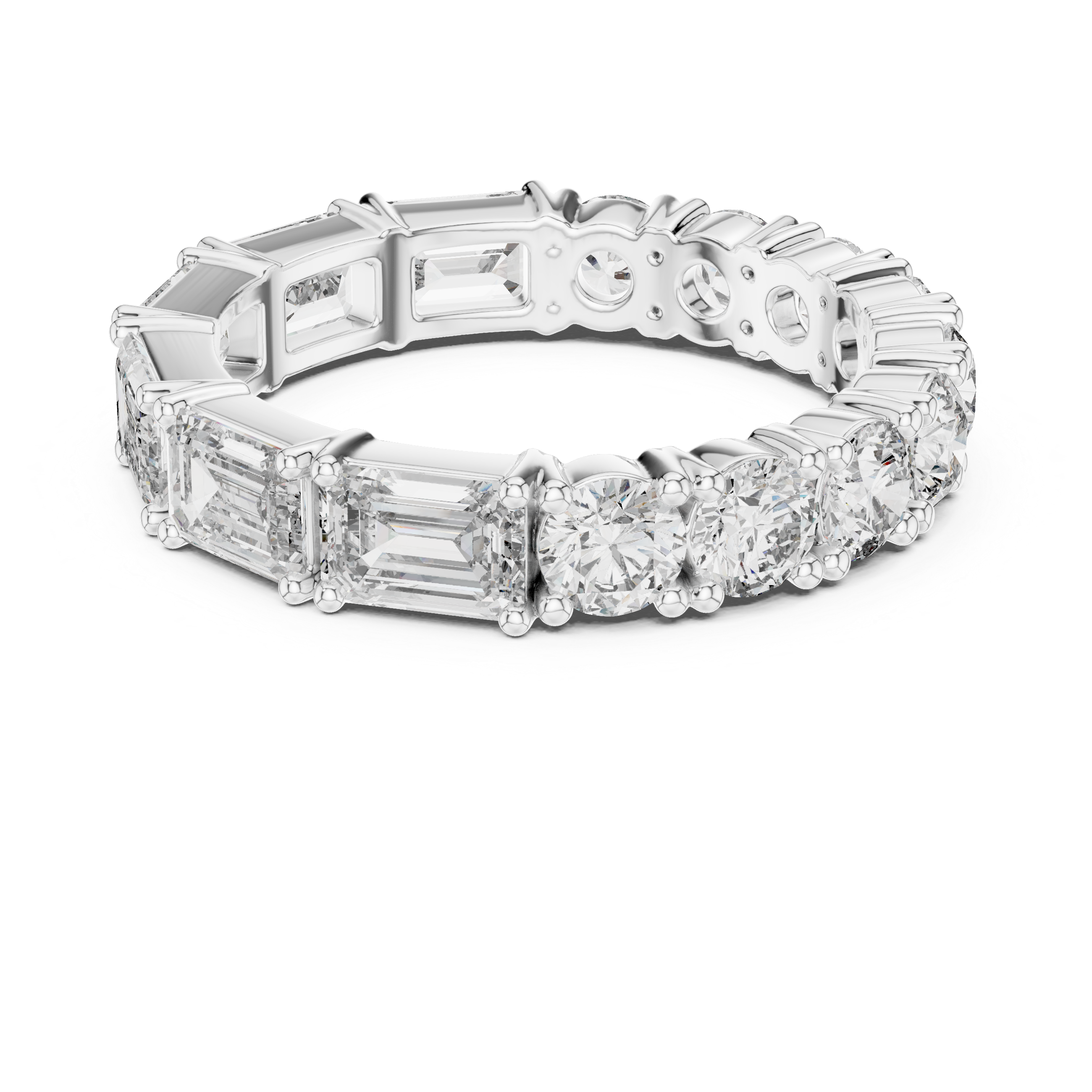 The emeround east west eternity band
