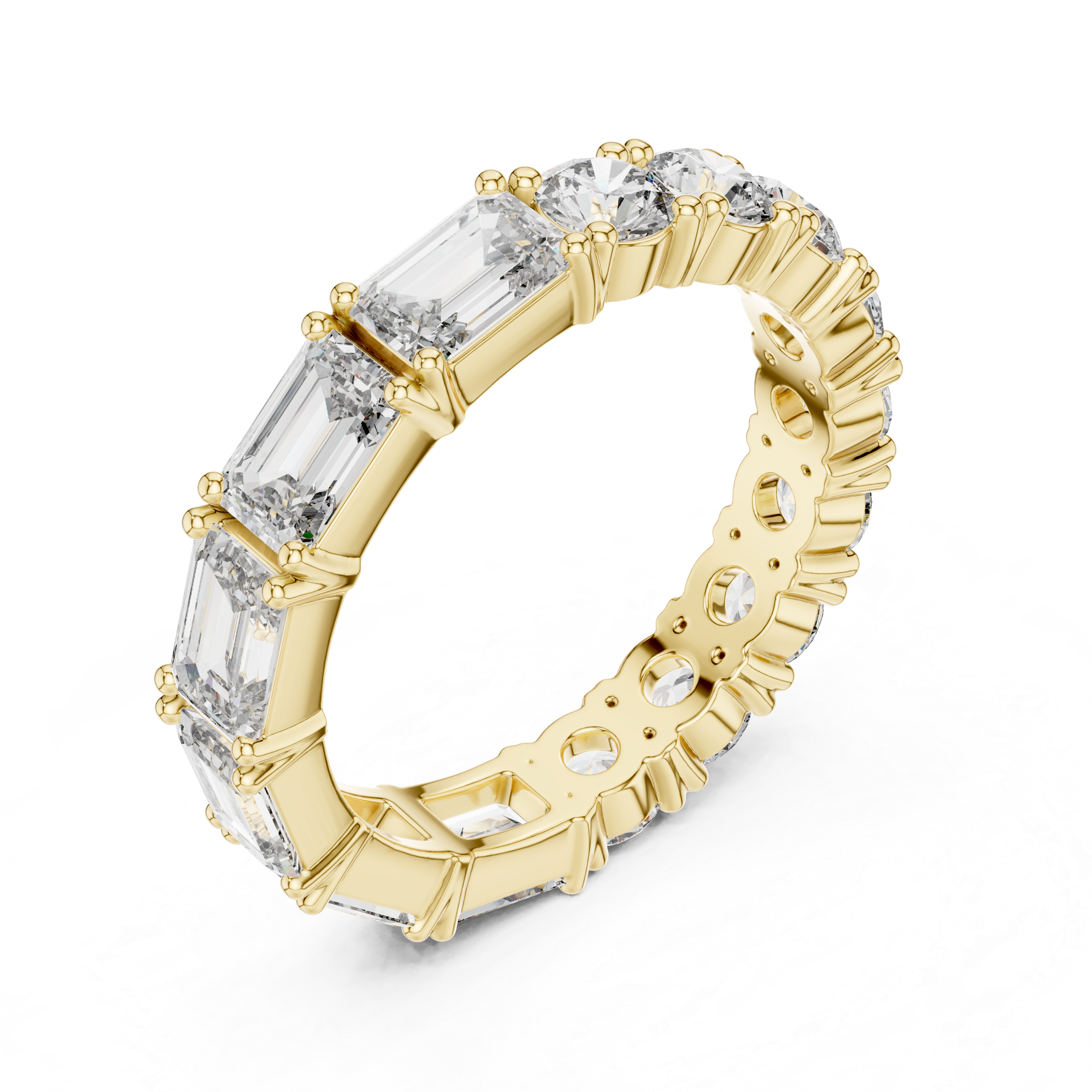 The emeround east west eternity band