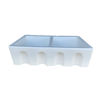 Double Equal Bowl - White Apron #03 Double Equal Bowl - White Apron #03