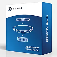 Ecovacs Deebot U2 Series Pet Care Kit - XL 800ml Dustbin, Pet Brush, Filter