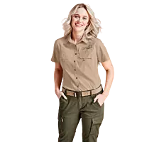 Ladies Short Sleeve Mawenzi Twill Shirt