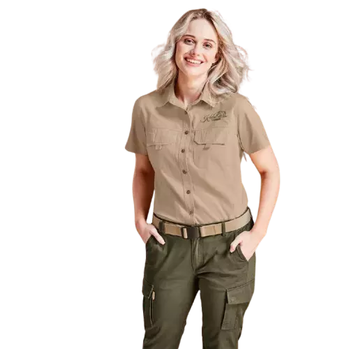 Ladies Short Sleeve Mawenzi Twill Shirt