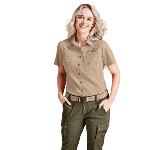 Ladies Short Sleeve Mawenzi Twill Shirt