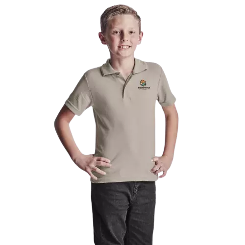 Kids Basic Pique Golf Shirt