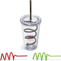 Malibu Tumbler & Twisty Straw Tumbler