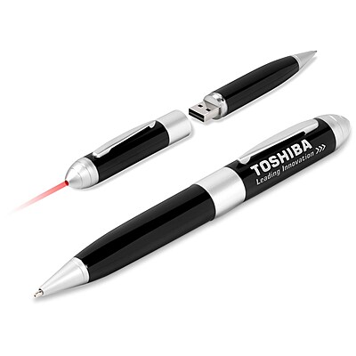 Kilobyte Flash Drive Pen & Laser Pointer - 8GB