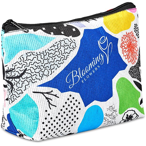 Pre-Printed Sample Hoppla Leanne Recycled PET Stitch-Bond Midi Toiletry Bag