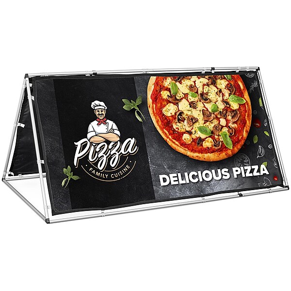 Legend A-Frame with PVC Print 2m x 1m